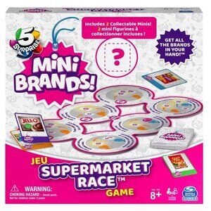 Surprise Mini Brands Supermarket Race Board Game